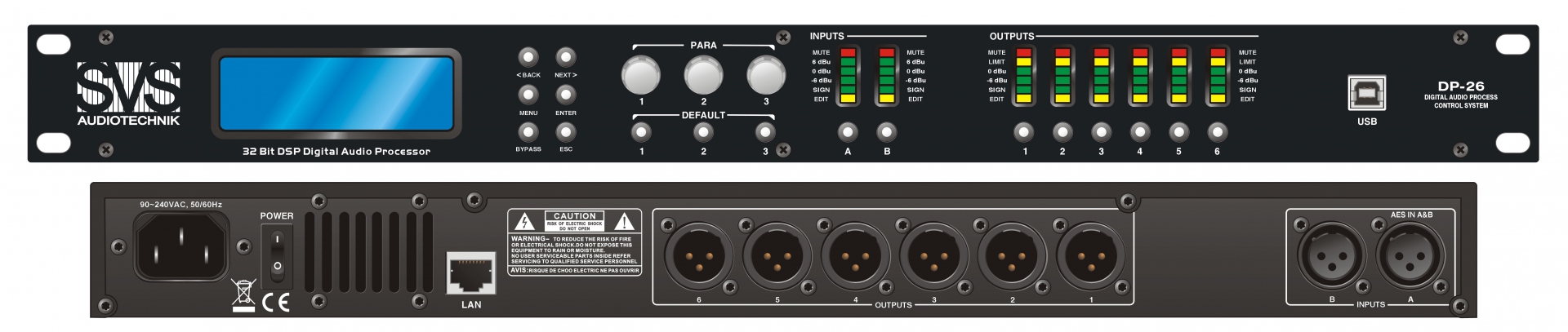 SVS Audiotechnik DP-26 Цифровой процессор: 2 входа 6 выходов в Сургуте
