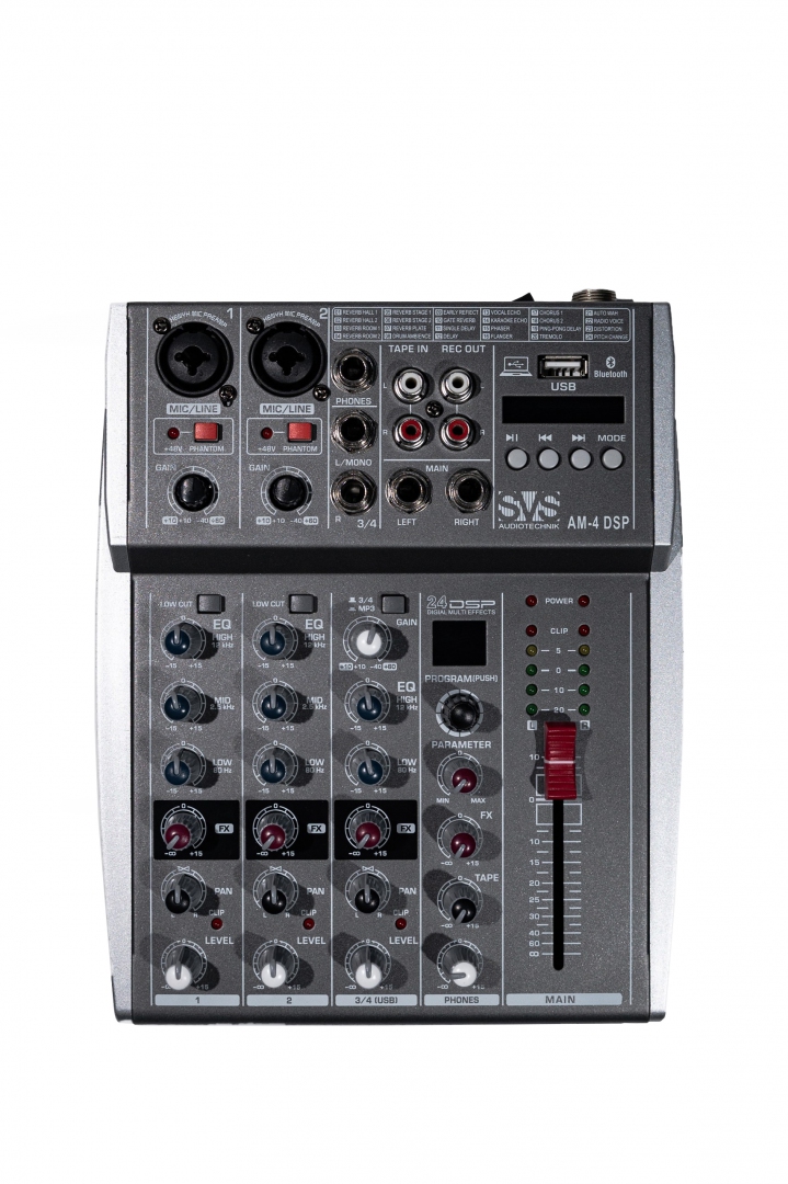 SVS Audiotechnik mixers AM-4 DSP Аналоговый микшерный пульт, 4-канала в Сургуте