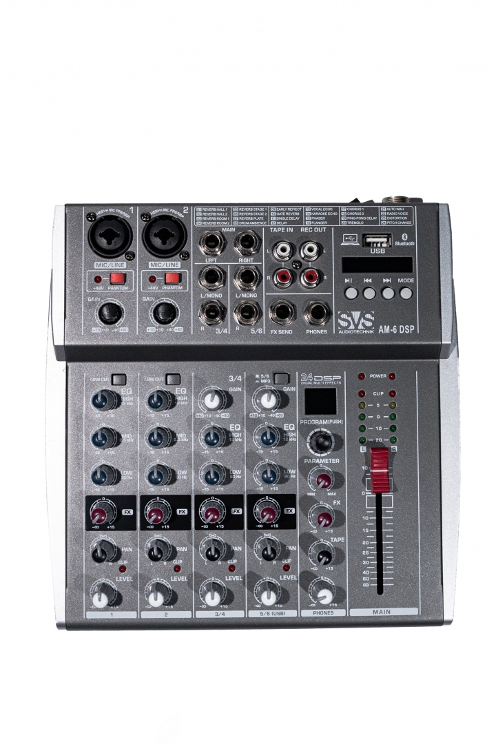 SVS Audiotechnik mixers AM-6 DSP Микшерный пульт аналоговый, 6-канальный SVS Audiotechnik mixers в Сургуте