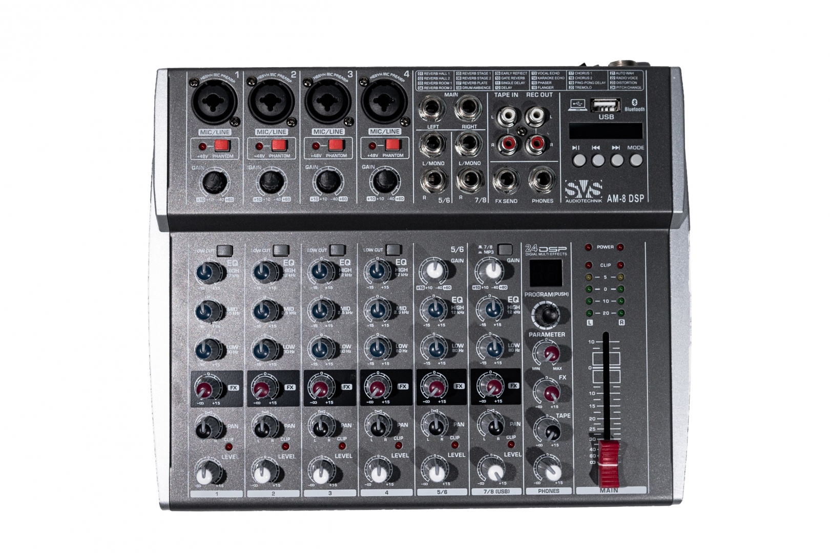 SVS Audiotechnik mixers AM-8 DSP Микшерный пульт аналоговый, 8-канальный в Сургуте